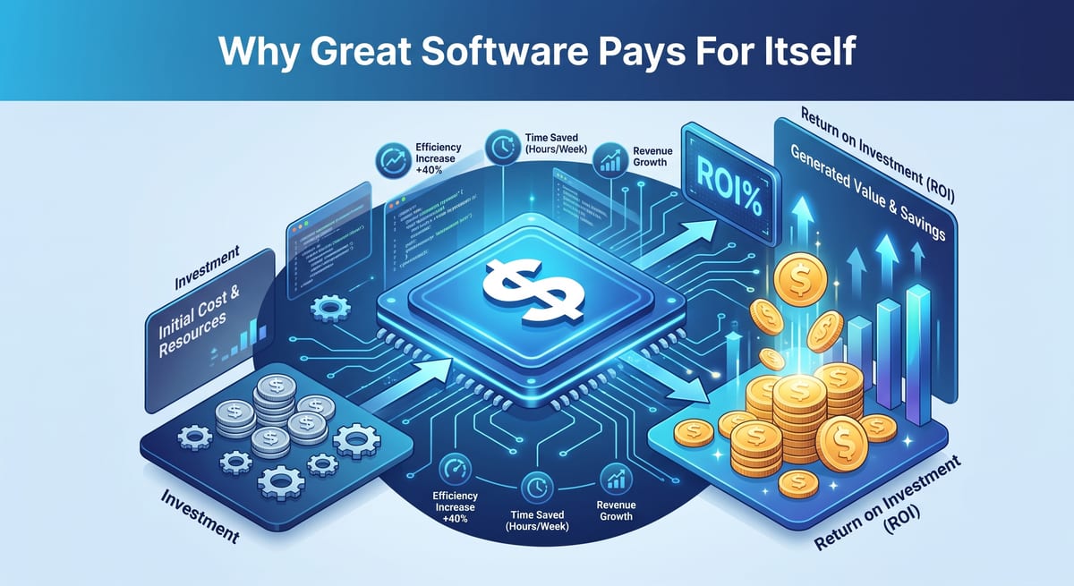 Why great software pays for itself